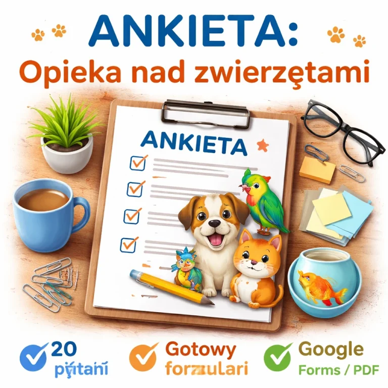Ankieta - Opieka Nad Zwierzętami | Arnold Basiński - Psycholog i Programista