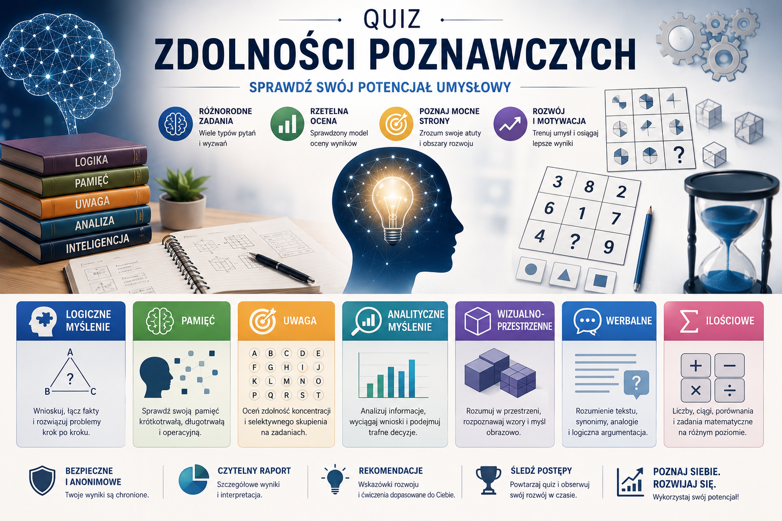 Test Zdolnożci Poznawczych | Arnold Basiński - Psycholog i Programista
