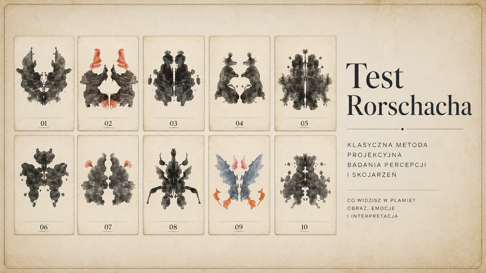 Test Rorchacha |Arnold Basiński - Psycholog i Programista
